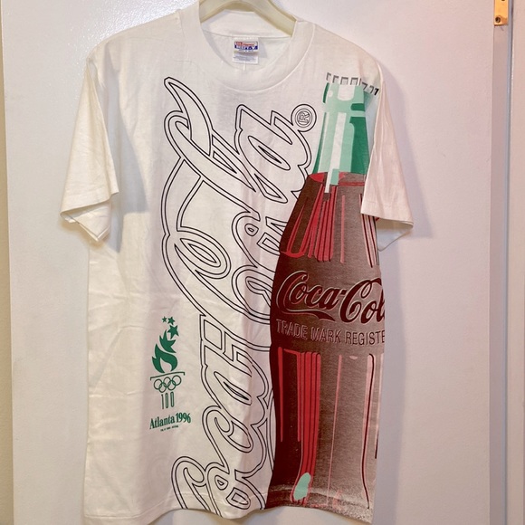 Rare Vintage Olympic Games NWT 1996 Coca Cola  T-Shirt - Picture 10 of 10